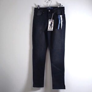 INDIGO RISING black denim jeans. "Slim Through the Hips" pants.  Size 5/27.  NWT